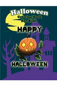 Halloween Coloring Book For Kids Happy Halloween