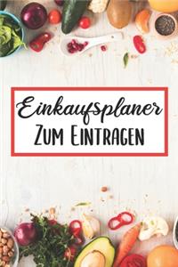 Einkaufsplaner Zum Eintragen