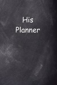 2020 Weekly Planner For Men His Planner Chalkboard Style 134 Pages