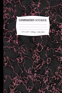 COMPOSITION NOTEBOOK Wide Ruled