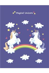 Unicorn Sketchbook for boys, Unicorn Sketchbook for kids, Journal for boys