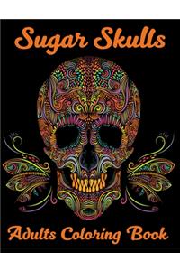 Sugar Skulls Adults Coloring Book