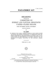 PACE-Energy Act