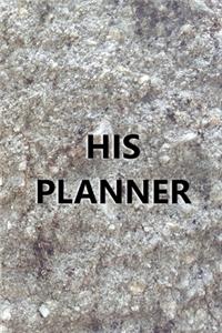 2020 Daily Planner For Men His Planner Engraved Carved Stone Style Image 388 Pages