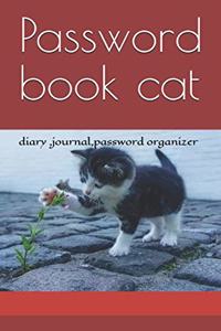 Password book cat