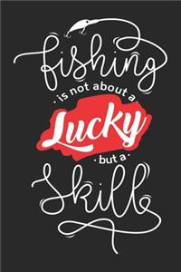 Fishing is not about a lucky but a skill