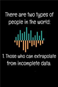 There Are Two Types Of People In The World Those Who Can Extrapolate From Incomplete Data