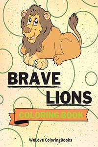Brave Lions Coloring Book
