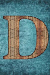 Monogrammed Notebook - D