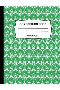 Wide Ruled Composition Book