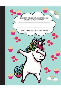 Primary Composition Notebook Grades K-2 (5/8