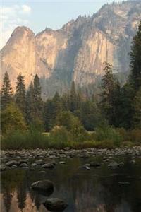Mountain Journal: Blank-Lined Journal with Mountain Image at the Bottom of Every Page