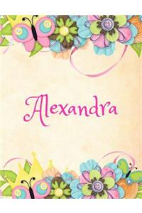 Alexandra: Personalized Name Journal Composition Notebook