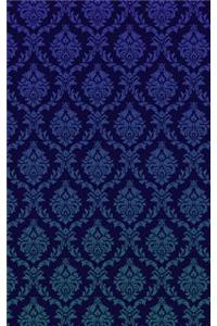 Damask Pattern Purple & Teal Gradient