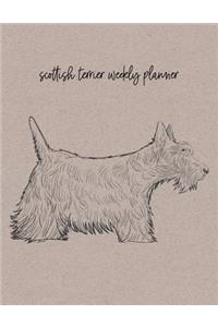 Scottish Terrier Weekly Planner