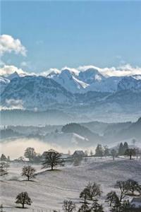 Snowy Winter Mountain Landscape