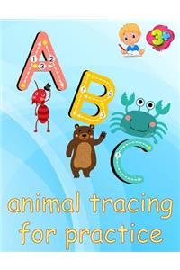 ABC animal tracing for practice