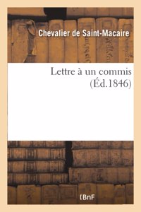 Lettre À Un Commis