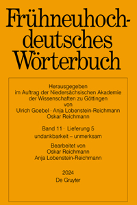 Frühneuhochdeutsches Wörterbuch. Band 11/Lieferung 5