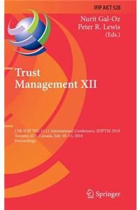 Trust Management XII