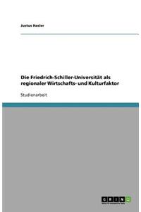 Die Friedrich-Schiller-Universität als regionaler Wirtschafts- und Kulturfaktor