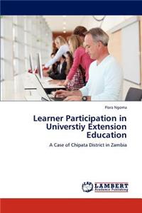 Learner Participation in Universtiy Extension Education