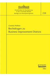 Rechtsfragen Zu Business Improvement Districts