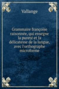 GRAMMAIRE FRAN  OISE RAISONN  E QUI ENS