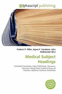 Medical Subject Headings