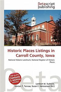 Historic Places Listings in Carroll County, Iowa