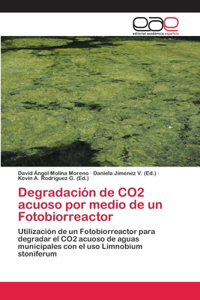 Degradación de CO2 acuoso por medio de un Fotobiorreactor