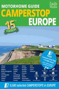 Motorhome guide Camperstop Europe 30 countr. 2022 GPS