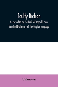 Faulty diction