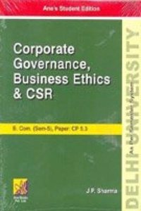 Corporate Governance, Business Ethics & Csr Du B.Com (Hons)