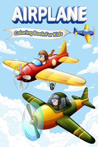 Airplane Coloring Book For Kids