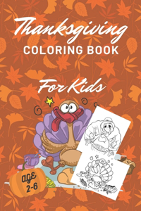 Thanksgiving Coloring Book for Kids