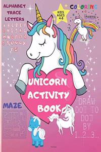 Unicorn Activity Book