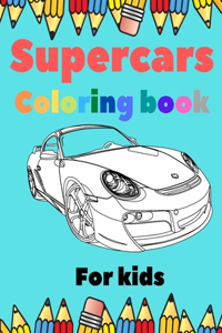 Supercars Coloring Book For Kids