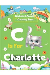 Alphabet Animals Coloring Book