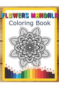 Flowers Mandala Coloring Book