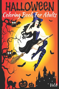 Halloween Coloring Book For Adults Vol