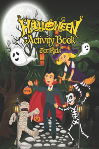 Halloween Activity Book for Kids