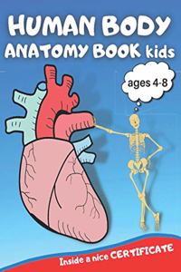 Human body anatomy book kids: Human body anatomy book, Human body anatomy coloring book for kids ages 4-8, anatomy coloring book, anatomy coloring book for kids, the anatomy colo