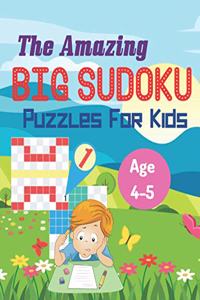 Amazing Big Sudoku Puzzles For Kids Age 4-5