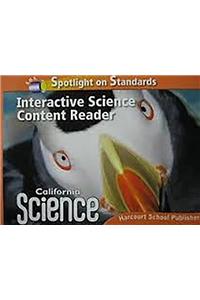 Harcourt School Publishers Ciencias: Interactive Science Cnt Reader Grade 3