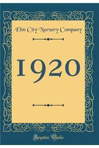1920 (Classic Reprint)
