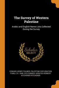 The Survey of Western Palestine