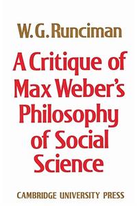 Critique of Max Weber's Philosophy of Social Science