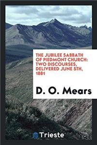 Jubilee Sabbath of Piedmont Church