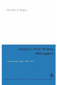 America's First Women Philosophers